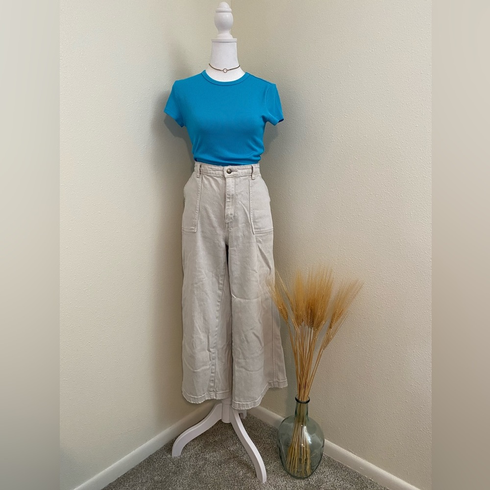 H&M Blue Crop Top